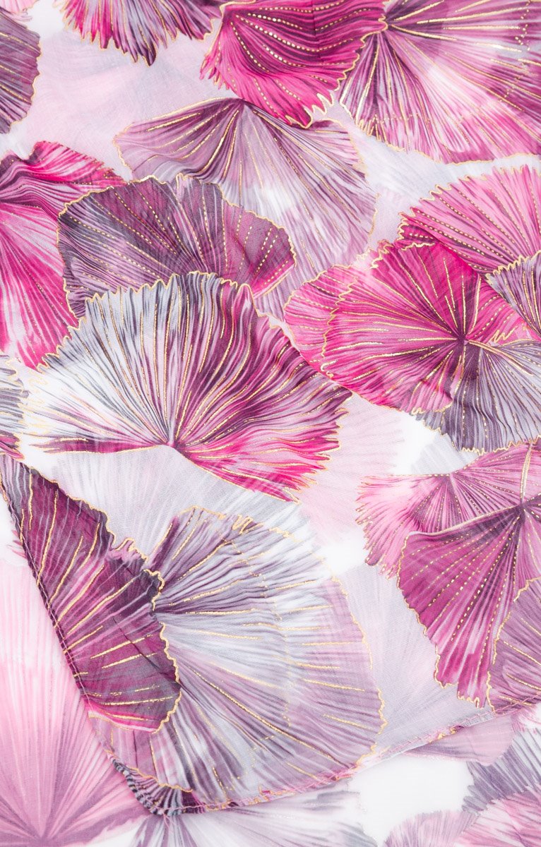 GRAND FOULARD LÉGER IMPRIMÉ