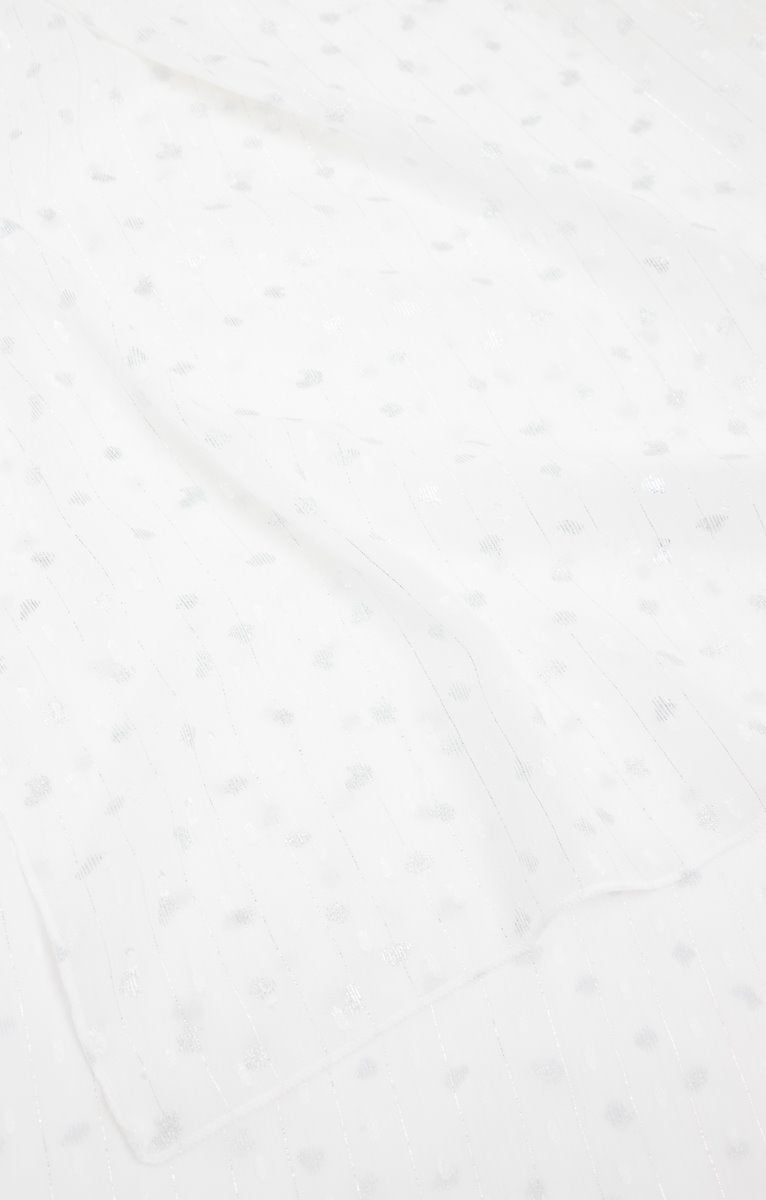 GRAND FOULARD LÉGER TISSÉ AVEC FOIL