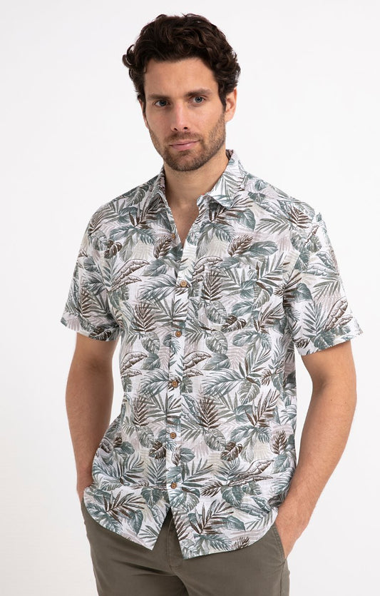  Chemise Confort à Motifs Imprimés