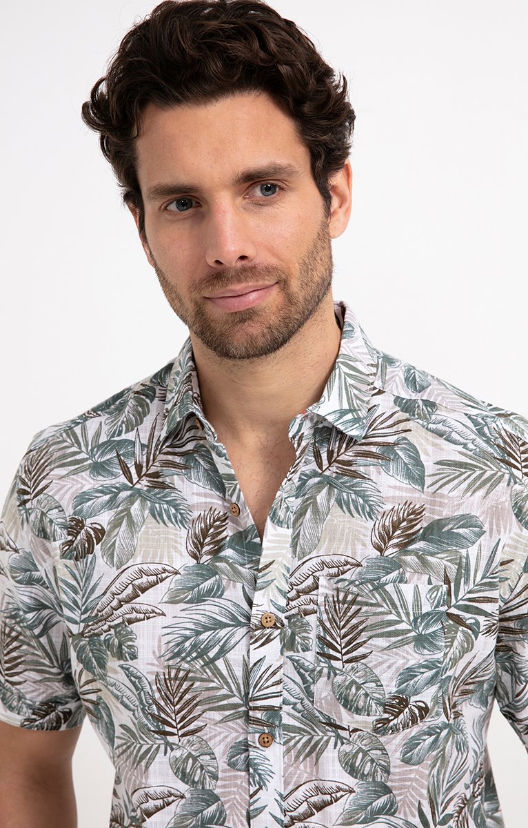  Chemise Confort à Motifs Imprimés
