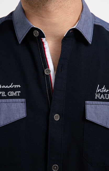  Chemise Regular Brodée