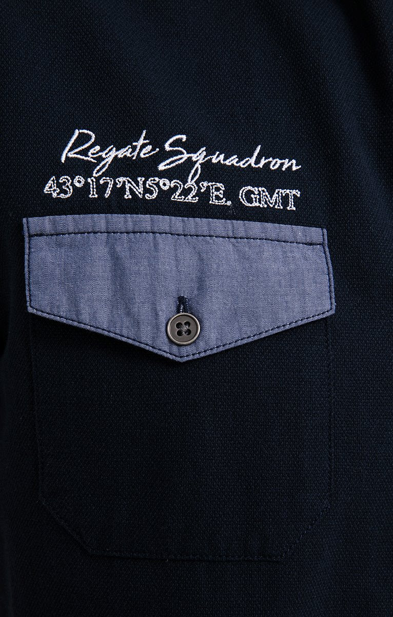  Chemise Regular Brodée