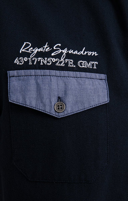  Chemise Regular Brodée