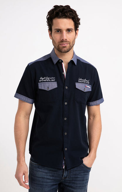  Chemise Regular Brodée