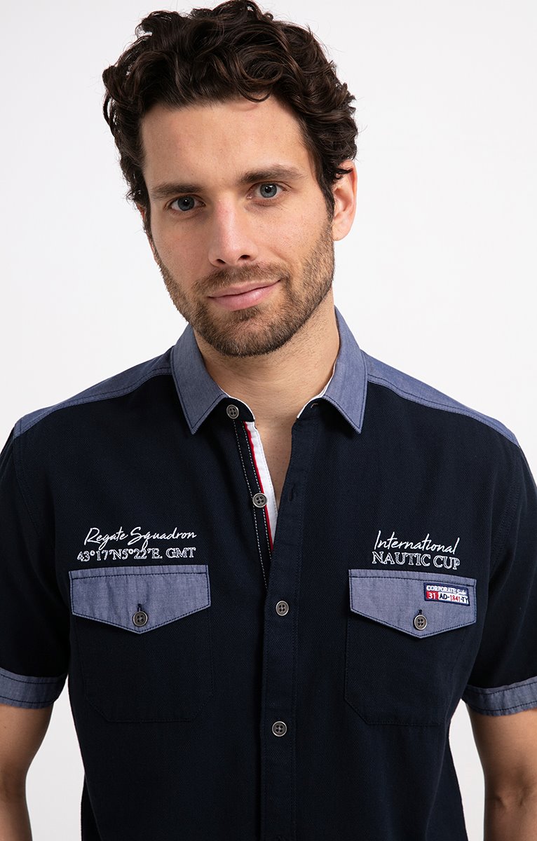  Chemise Regular Brodée