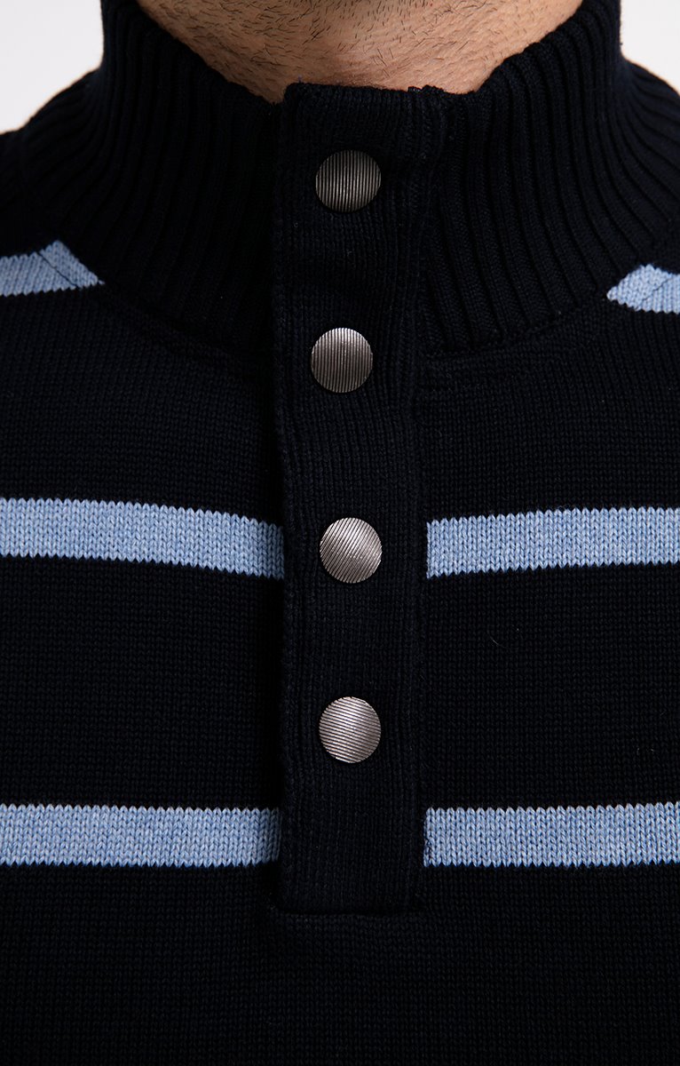 Pull Col Montant