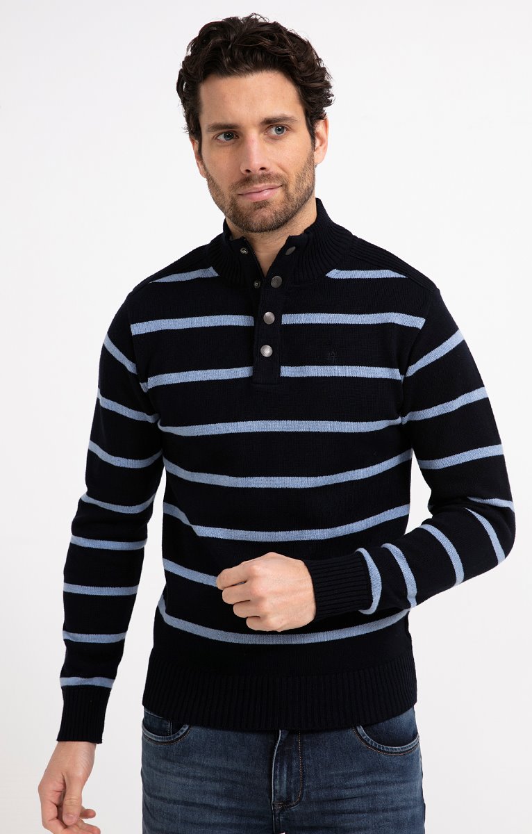  Pull Col Montant