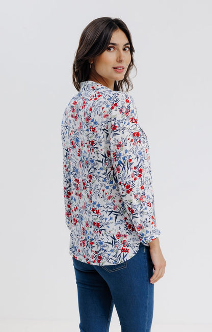  Chemise Imprimée Avec Snaps Nacrés
