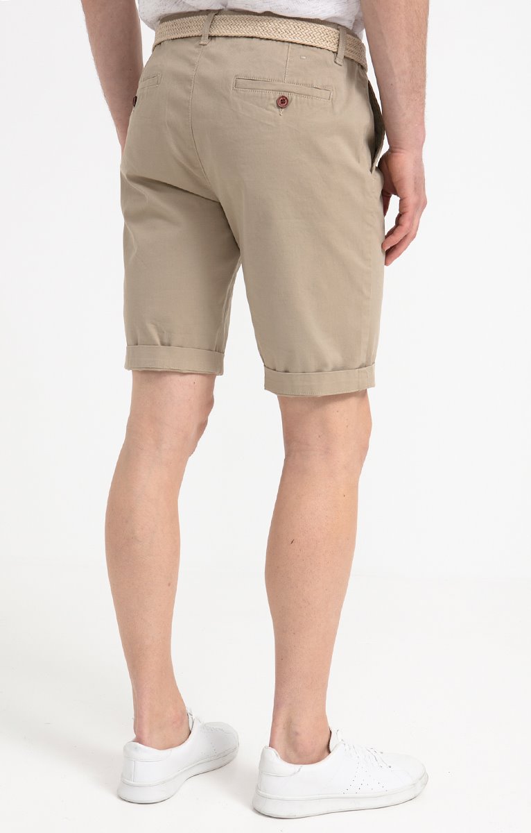 Bermuda Matt Avec Ceinture