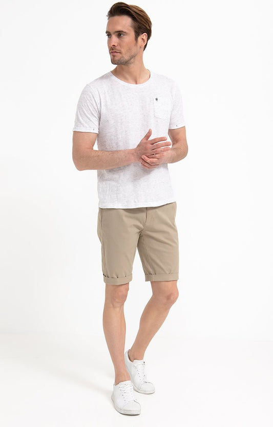  Bermuda Matt Avec Ceinture