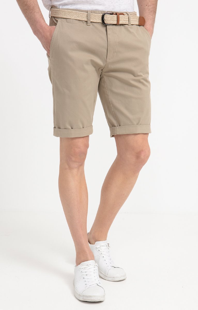  Bermuda Matt Avec Ceinture