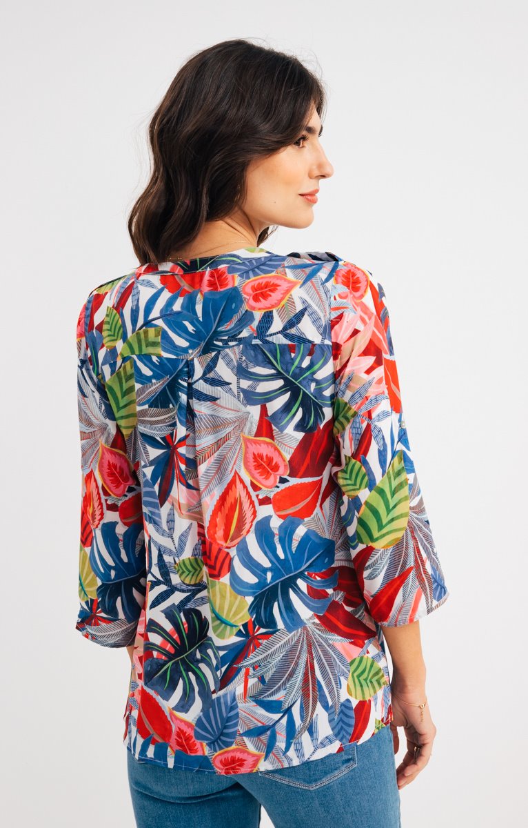  Blouse Imprimée Avec Pattes épaules