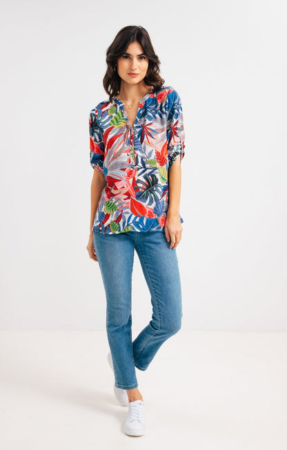  Blouse Imprimée Avec Pattes épaules