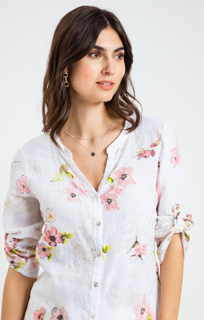  Blouse Imprimée Boutonnée