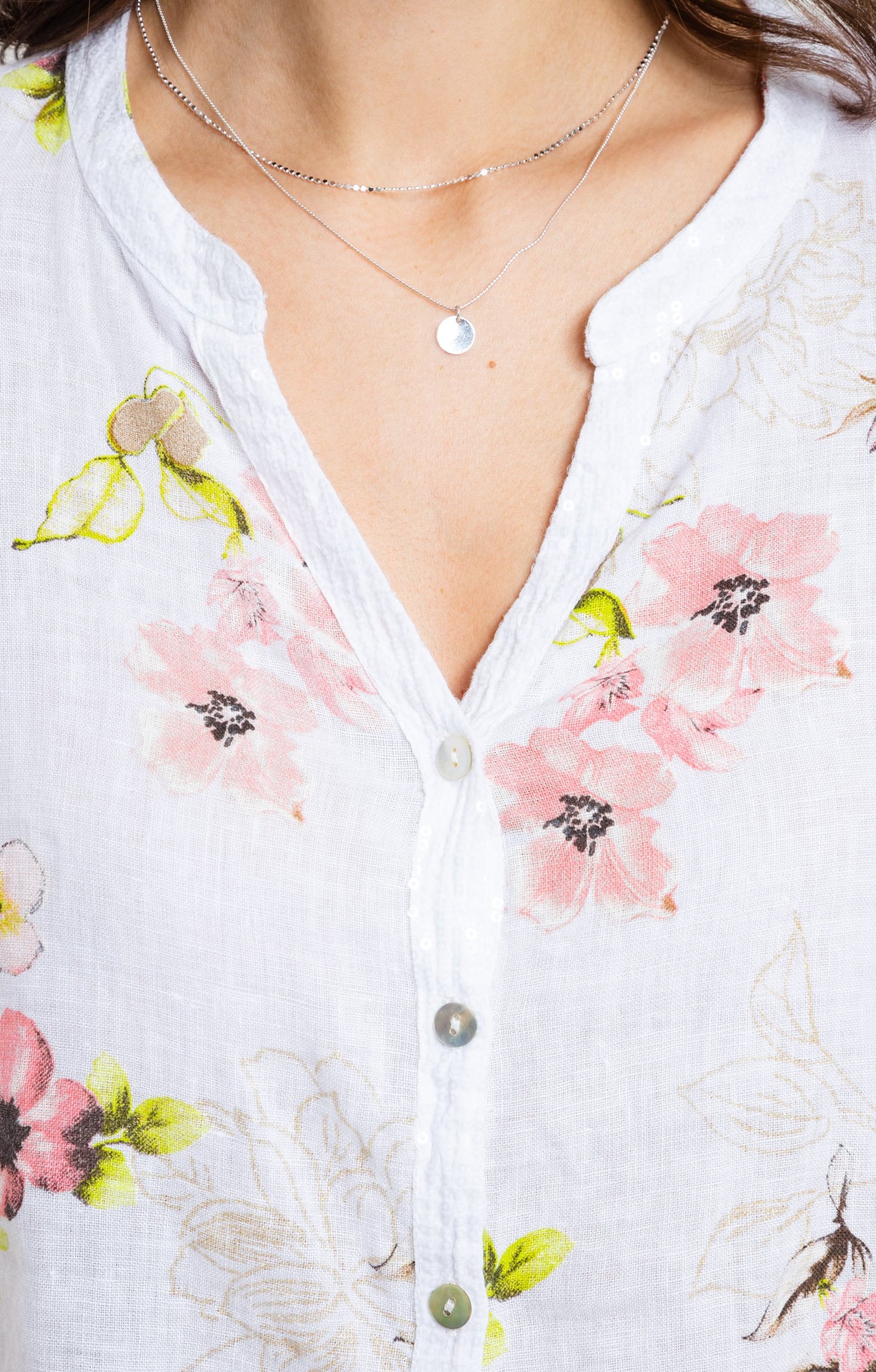  Blouse Imprimée Boutonnée