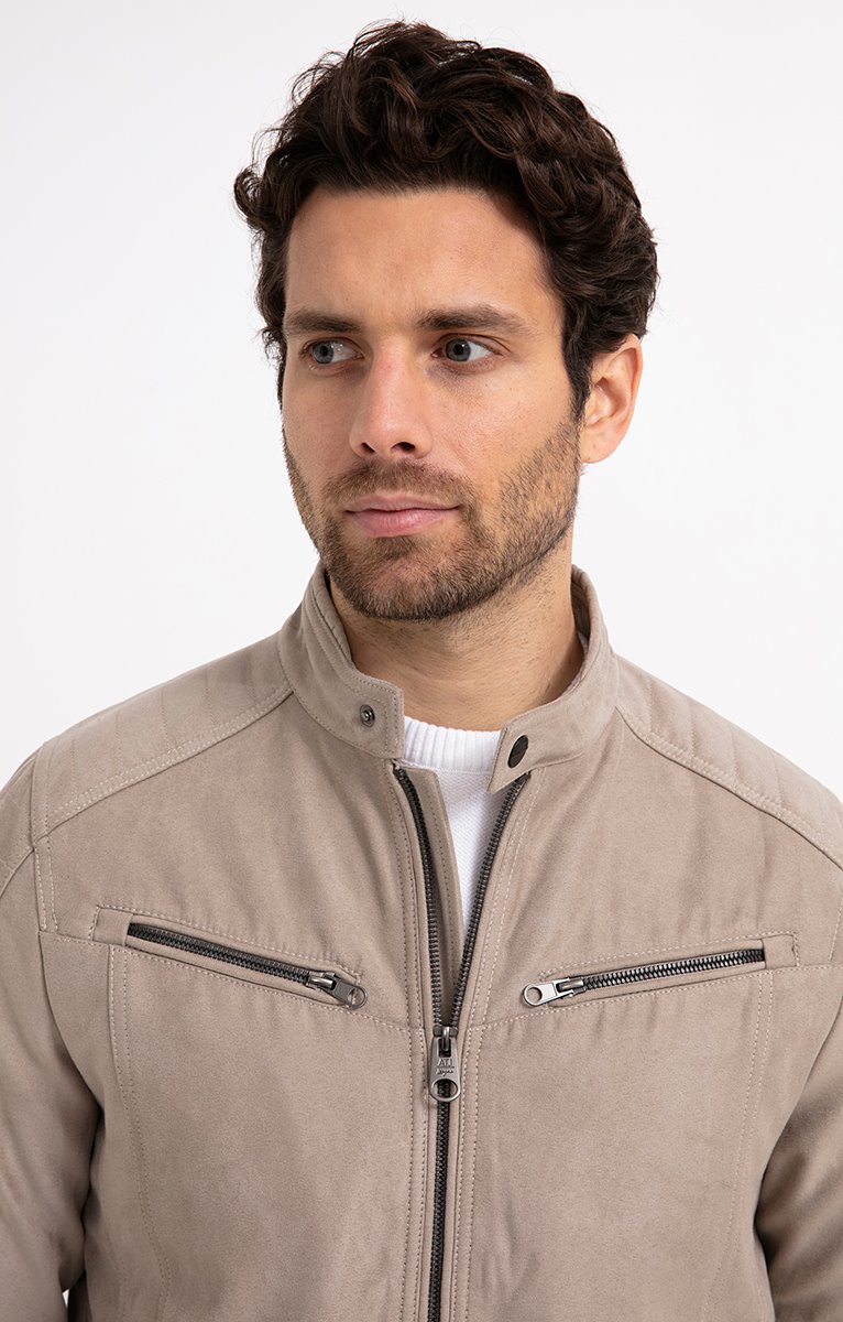  BLOUSON BIKER SUEDE