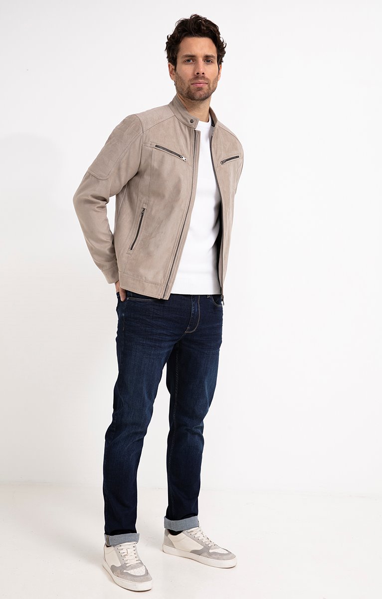  BLOUSON BIKER SUEDE