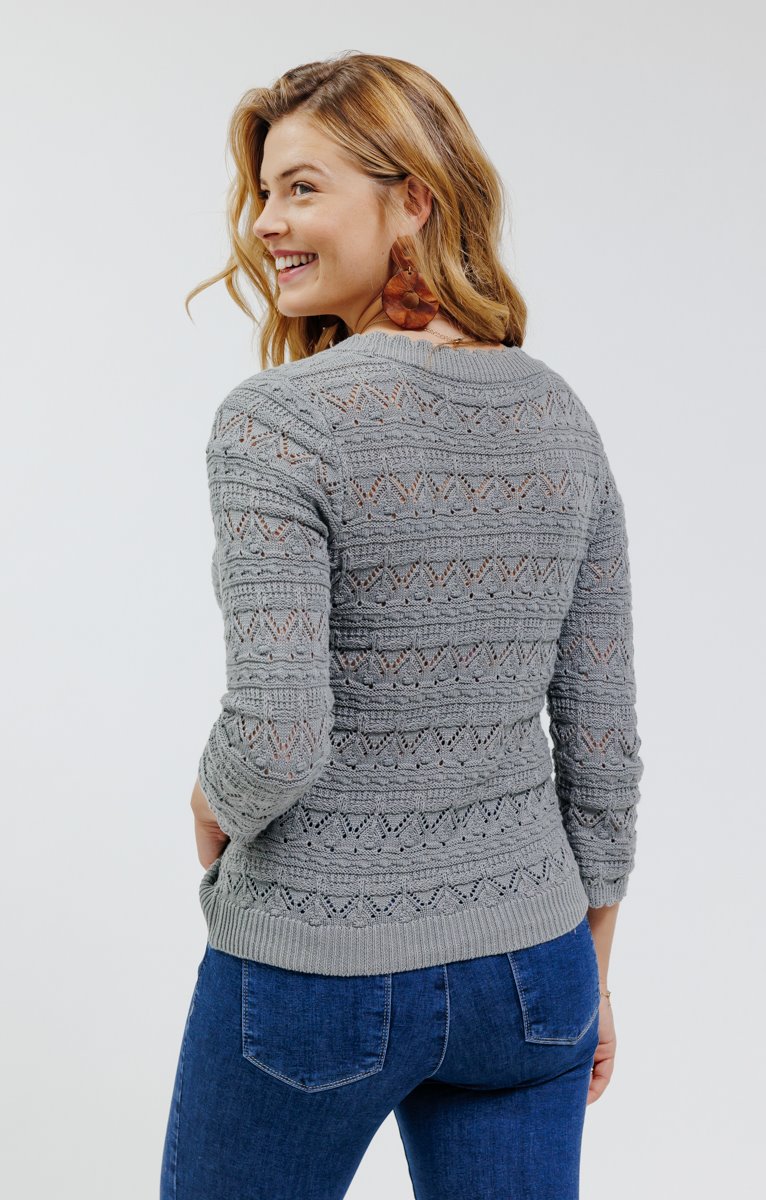  CARDIGAN AJOURÉ ALL OVER