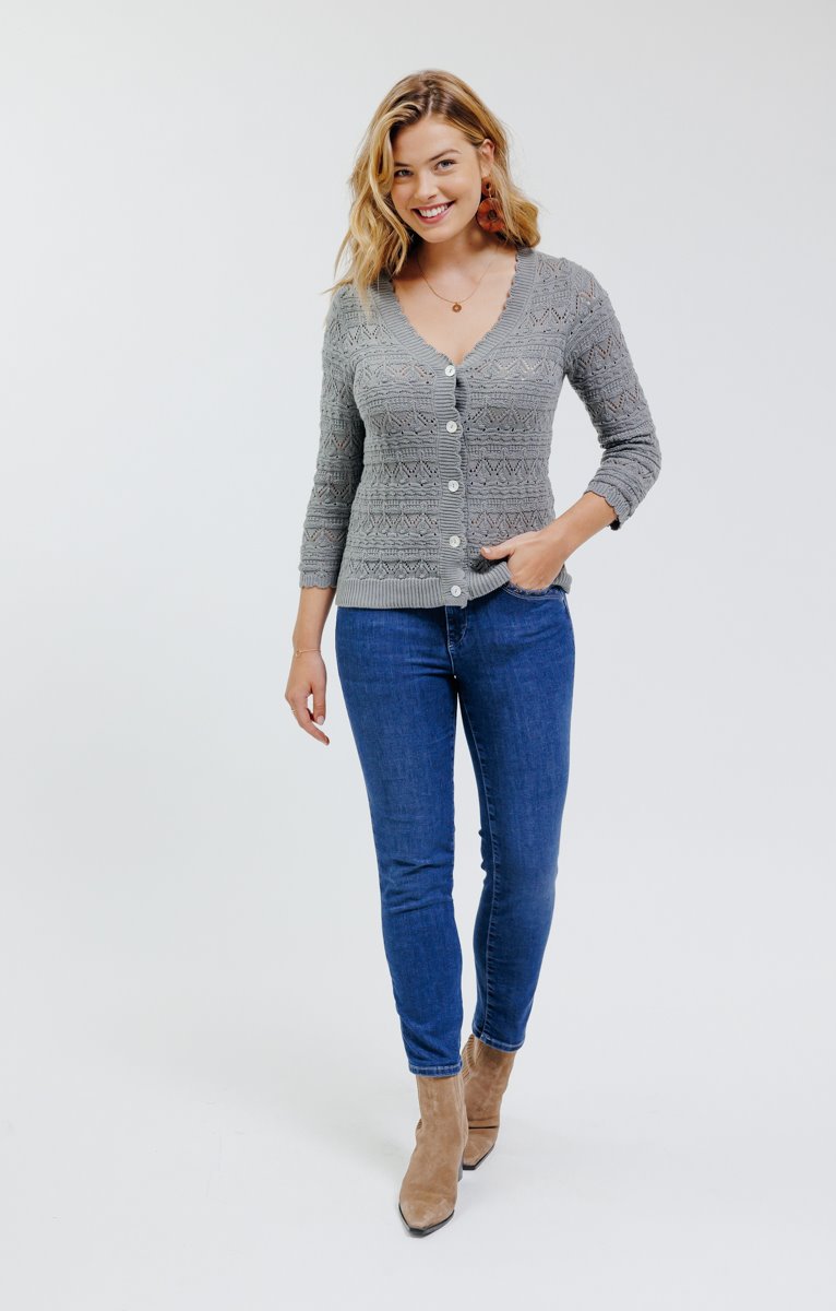  CARDIGAN AJOURÉ ALL OVER