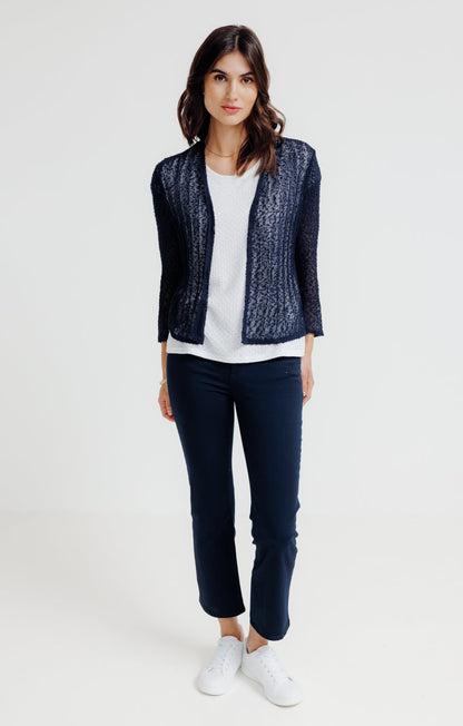  CARDIGAN MAILLE POPCORN LÉGÈRE