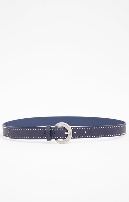  CEINTURE PANTALON DÉTAILS CLOUS ARGENT