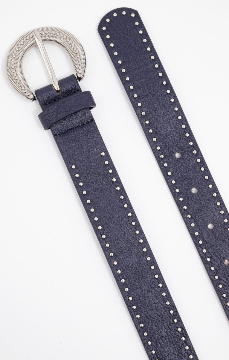  CEINTURE PANTALON DÉTAILS CLOUS ARGENT