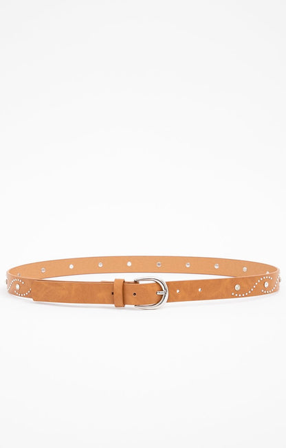  CEINTURE PANTALON DÉTAILS CLOUS STRASS