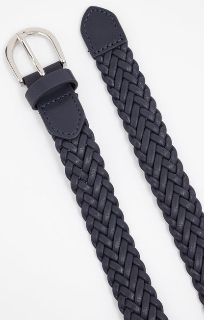  CEINTURE TRESSÉ PANTALON MARINE