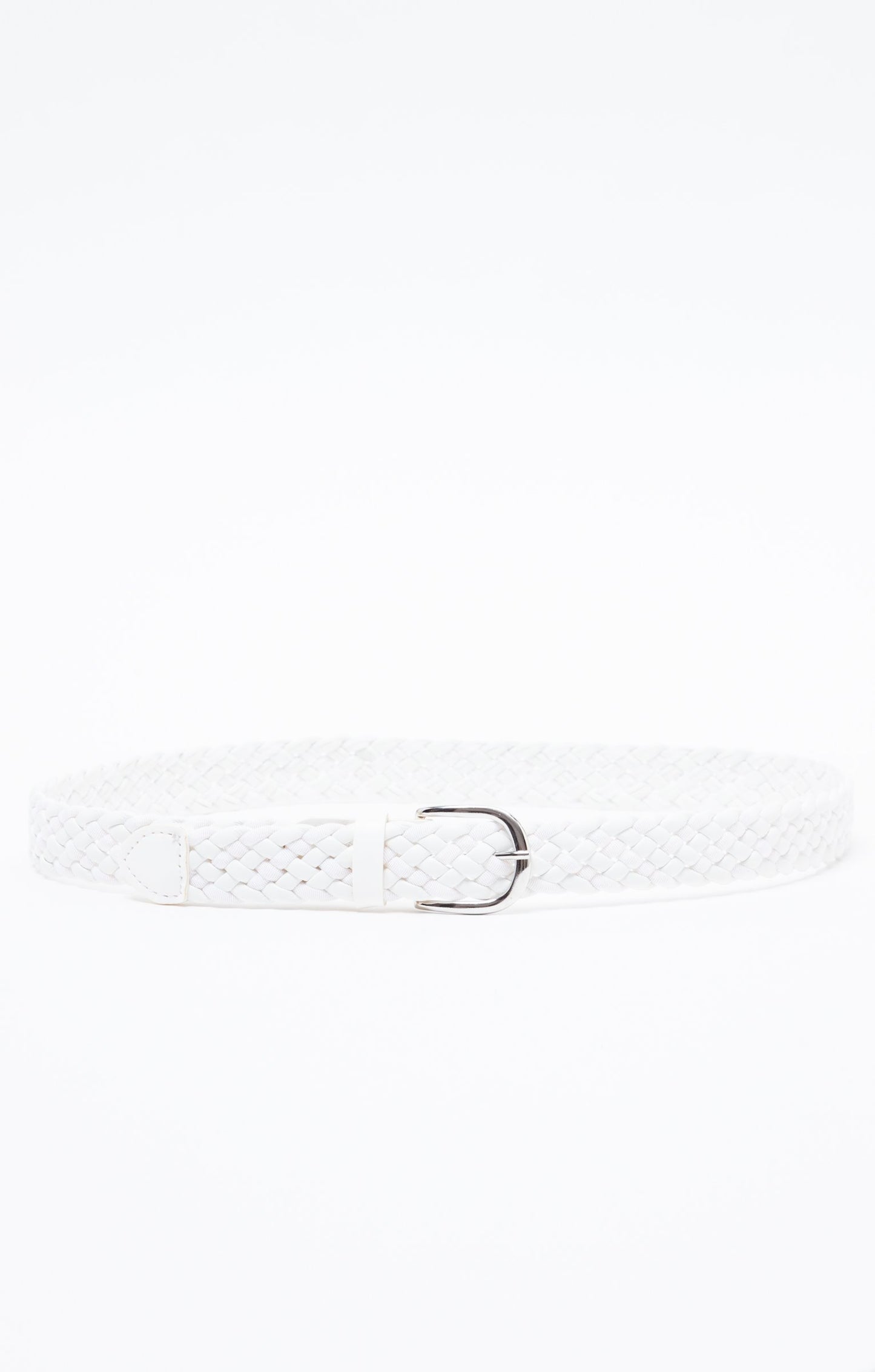  CEINTURE TRESSÉE BLANCHE