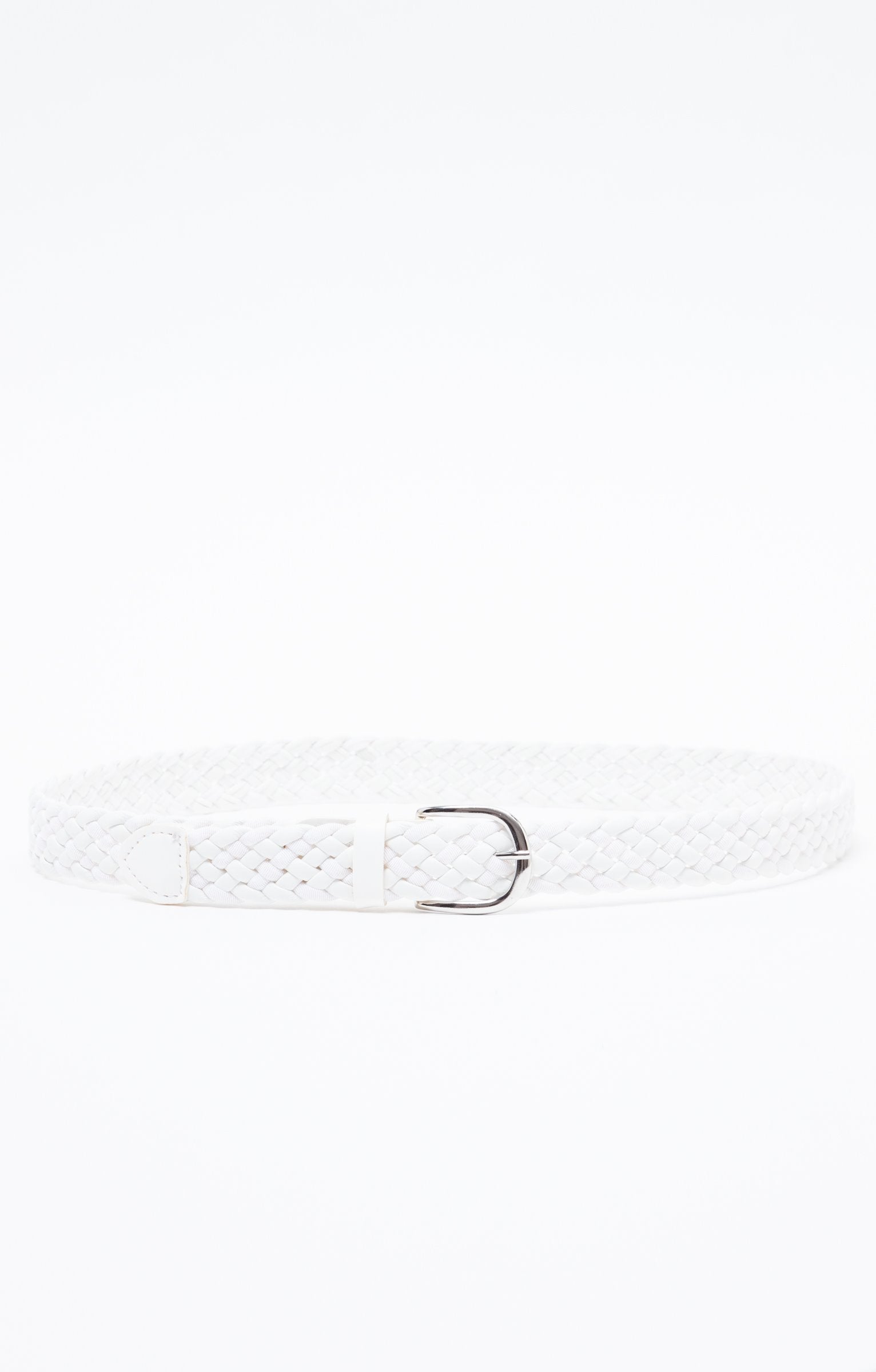 CEINTURE TRESSÉE BLANCHE
