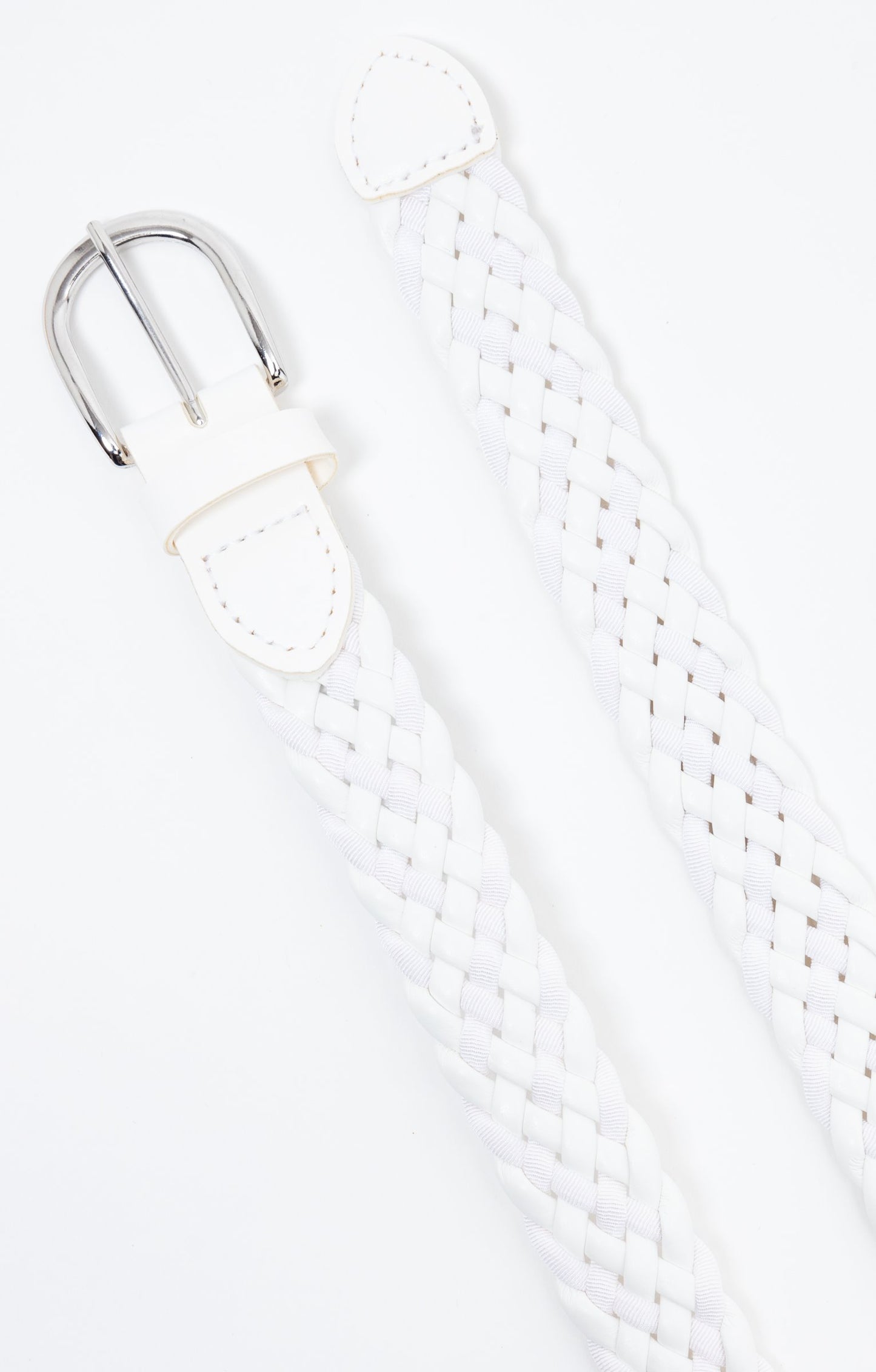  CEINTURE TRESSÉE BLANCHE