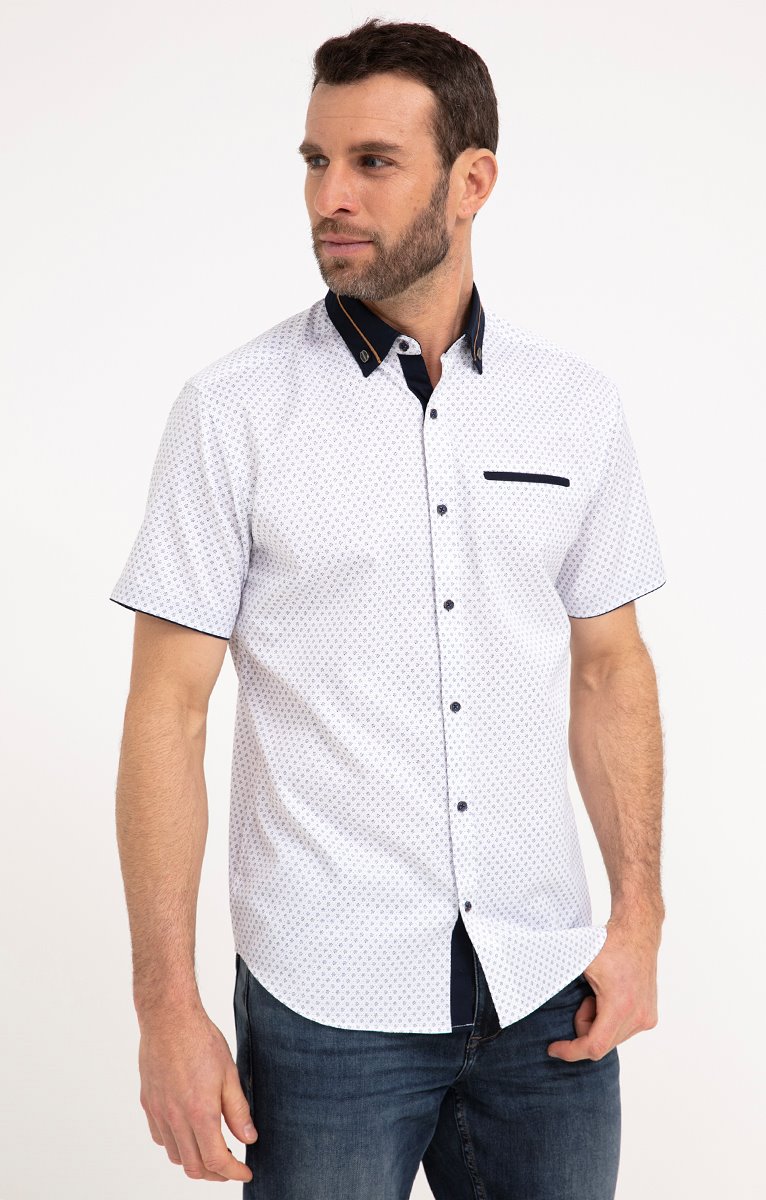  Chemise à Motifs Imprimés