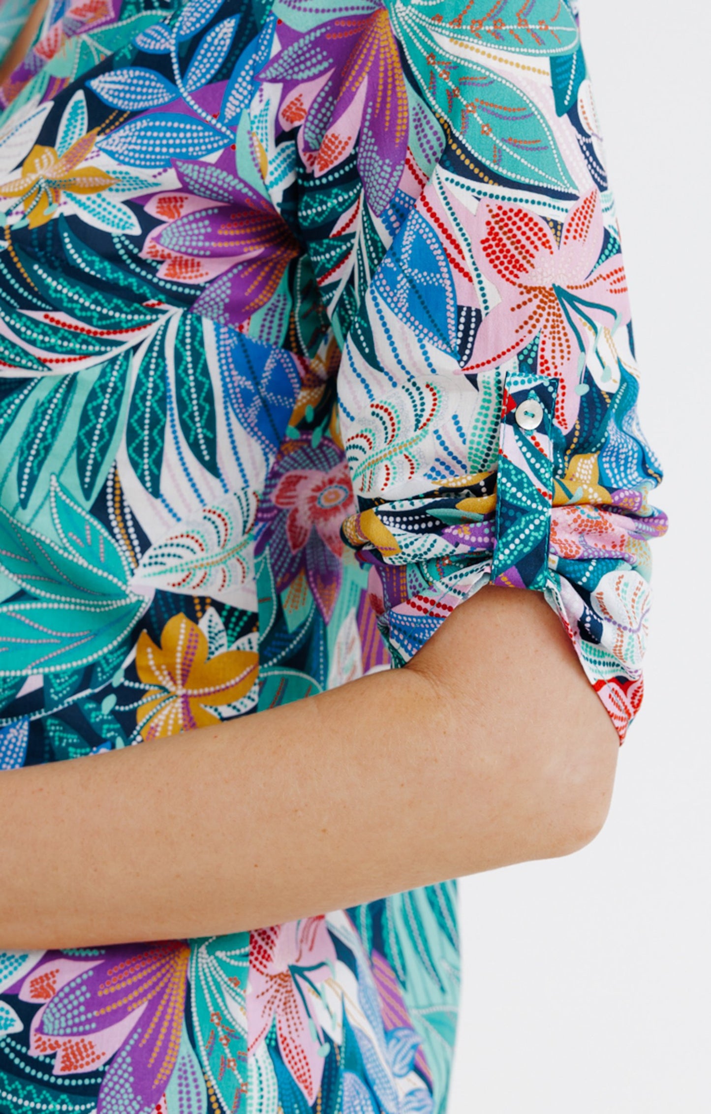  Chemise Col Mao En Coton