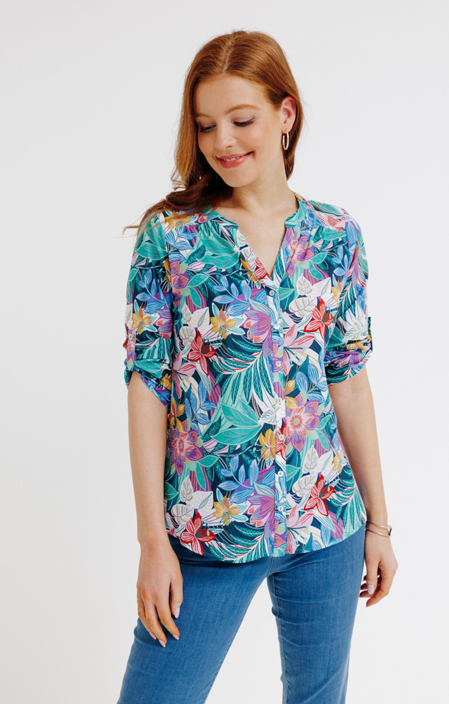  Chemise Col Mao En Coton