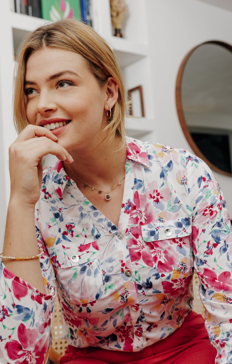  Chemise Imprimé Fleurs