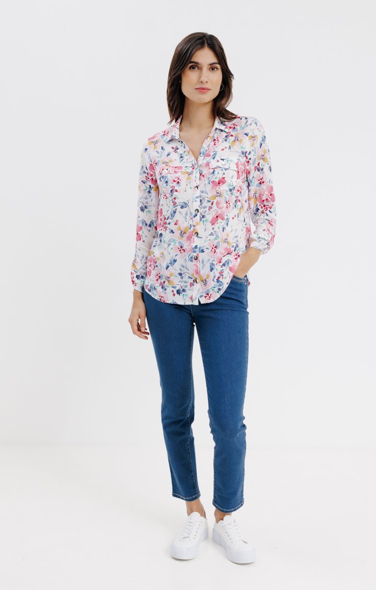  Chemise Imprimé Fleurs