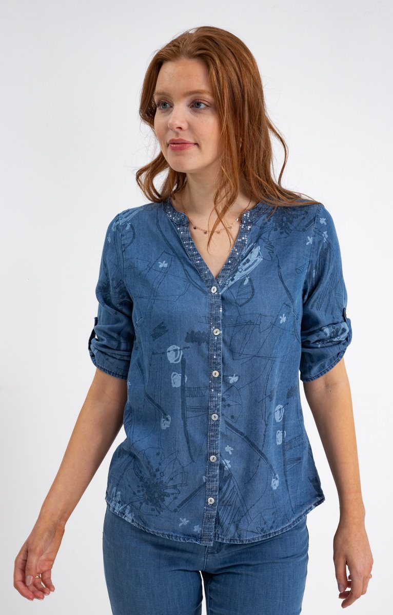  Chemise Imprimée