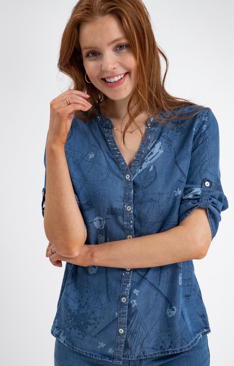  Chemise Imprimée