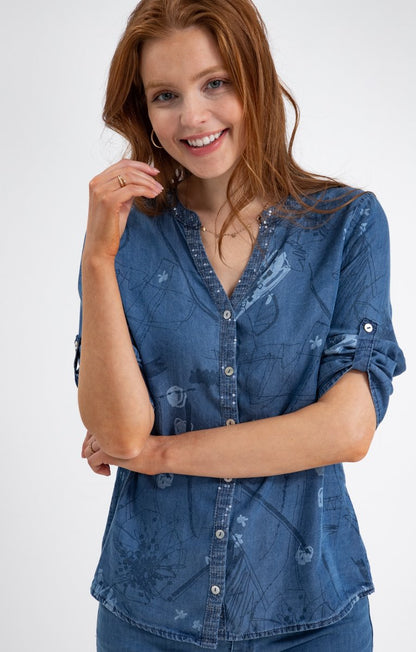  Chemise Imprimée