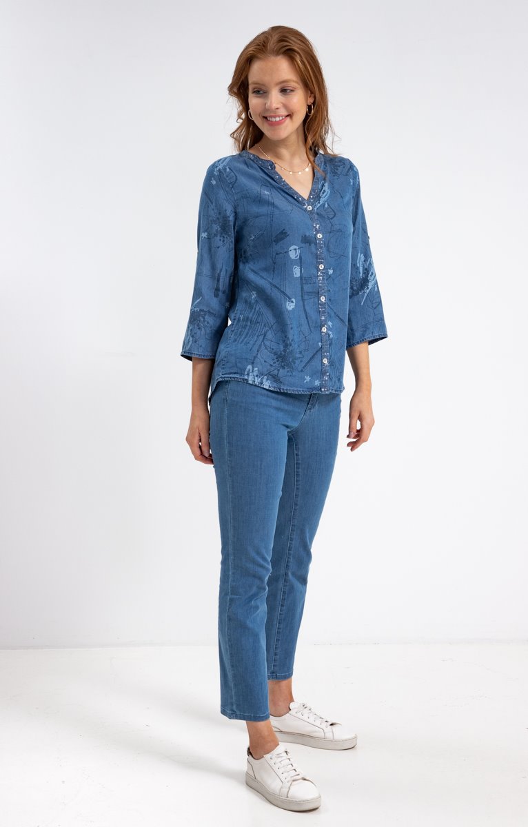  Chemise Imprimée