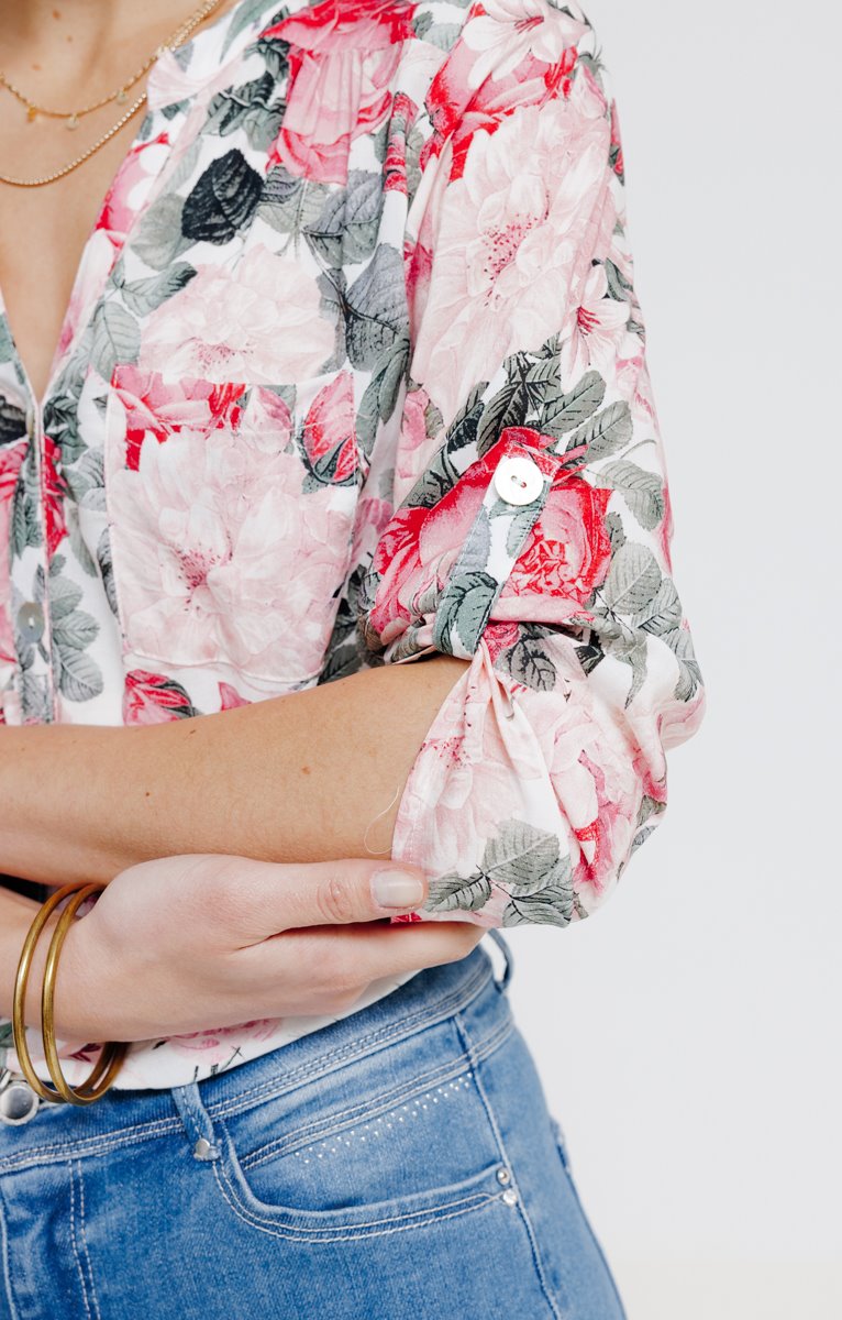  Chemise Imprimée Avec Boutons