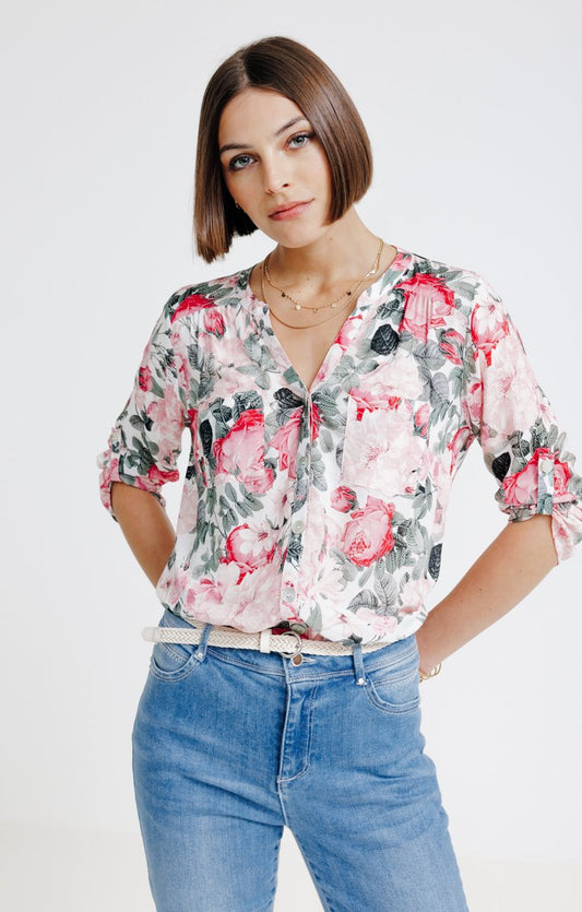  Chemise Imprimée Avec Boutons
