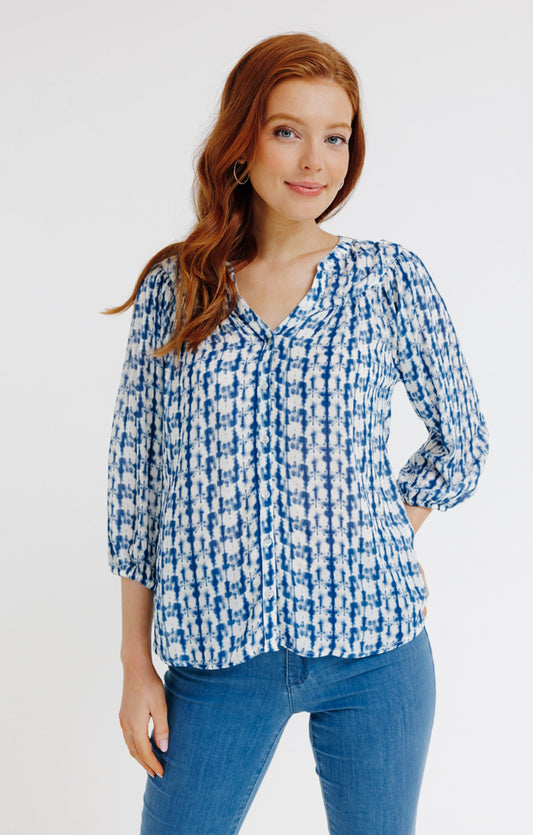  Chemise Imprimée Manches 3/4