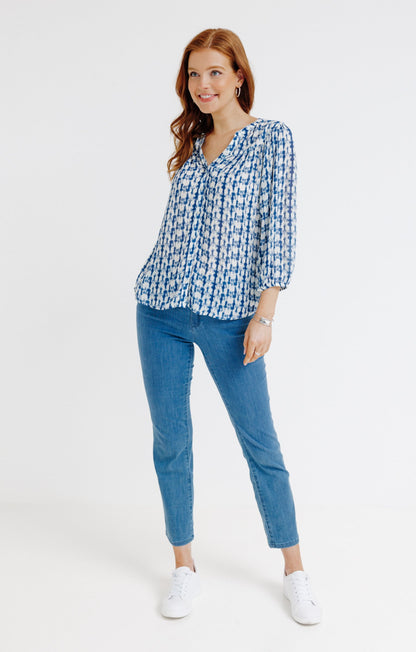  Chemise Imprimée Manches 3/4