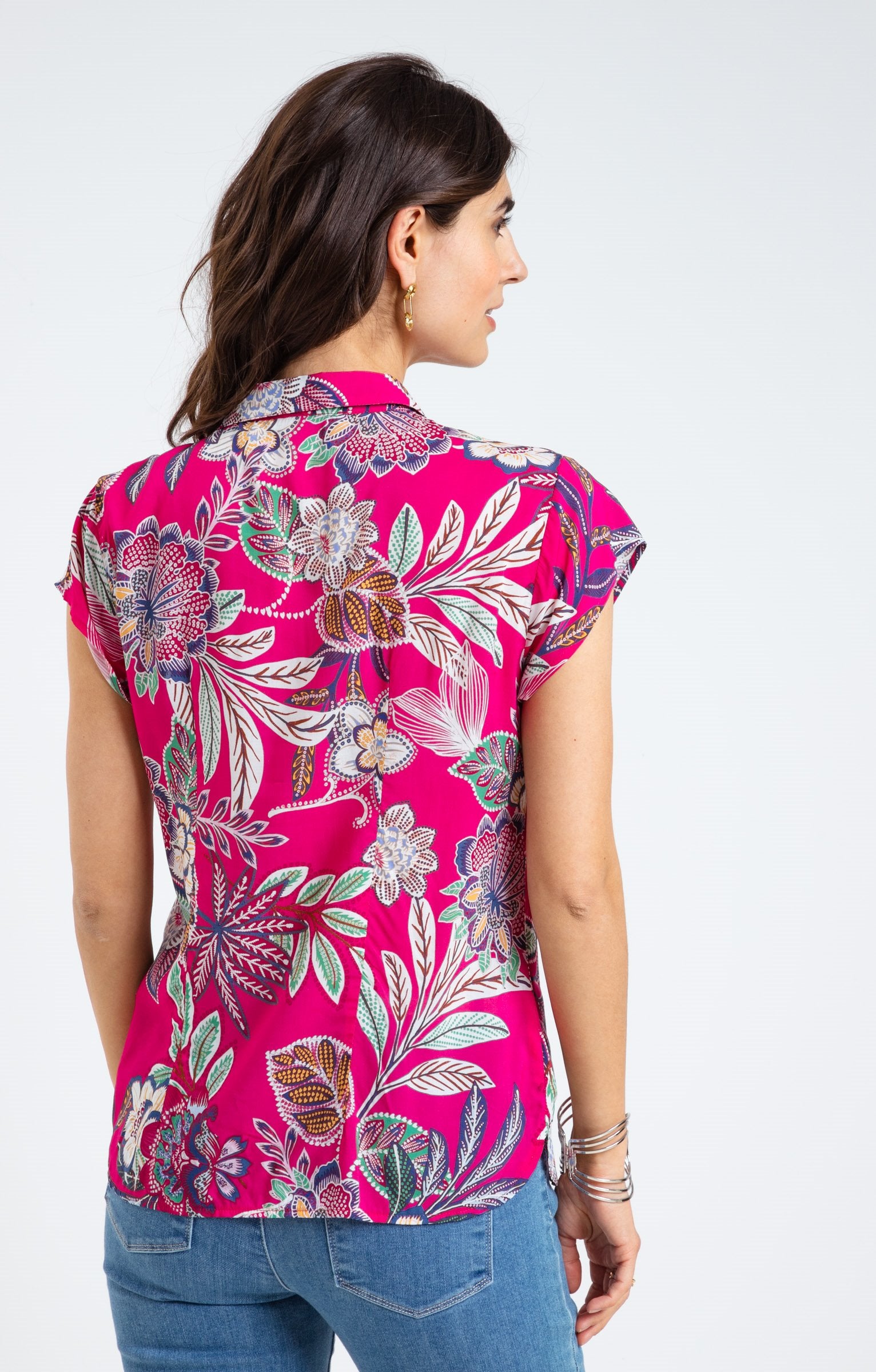  Chemise Imprimée Manches Courtes