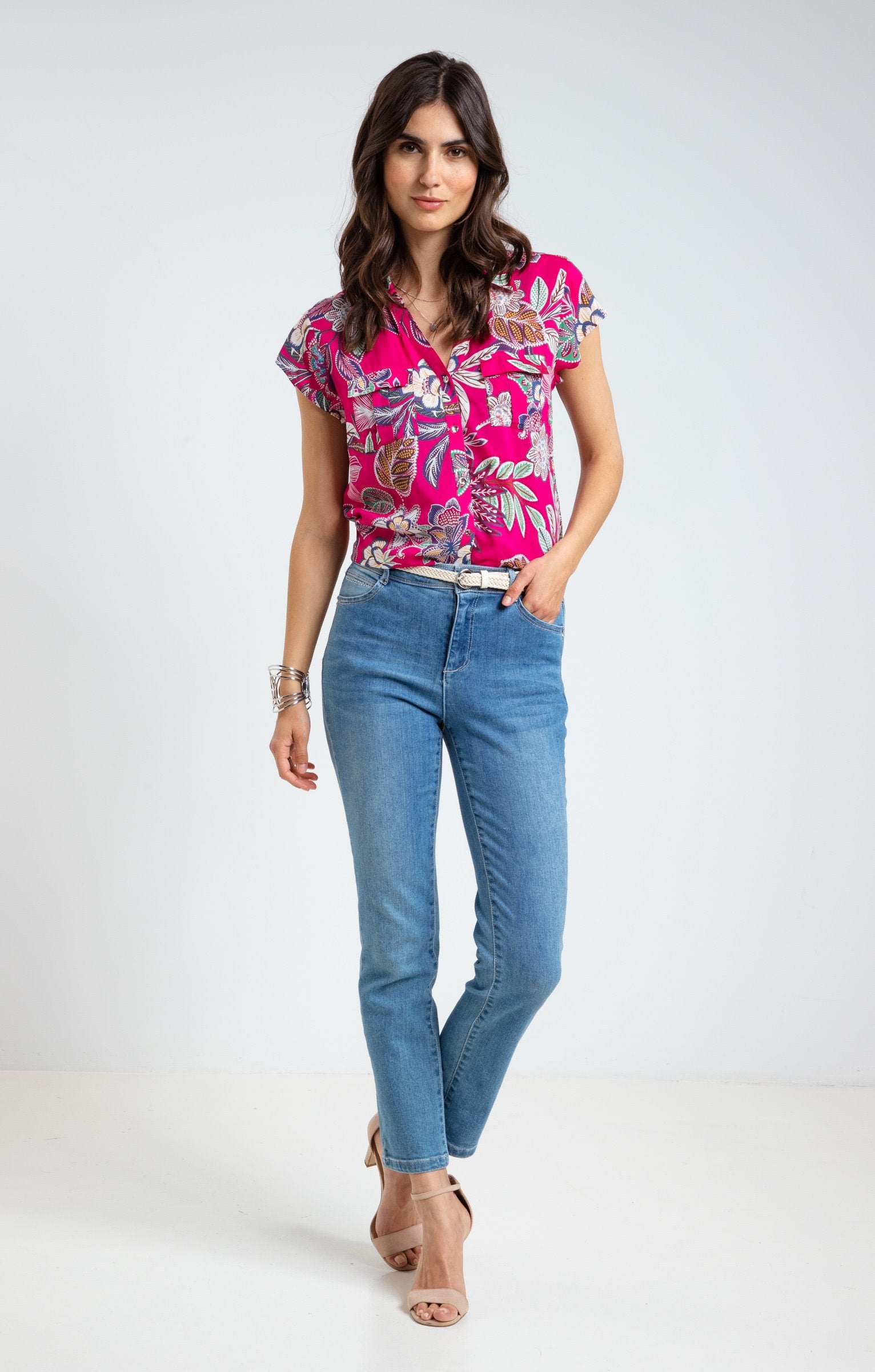  Chemise Imprimée Manches Courtes