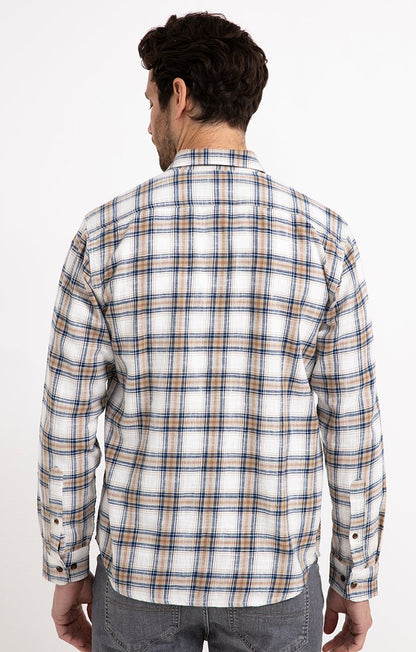  Chemise Regular à Carreaux