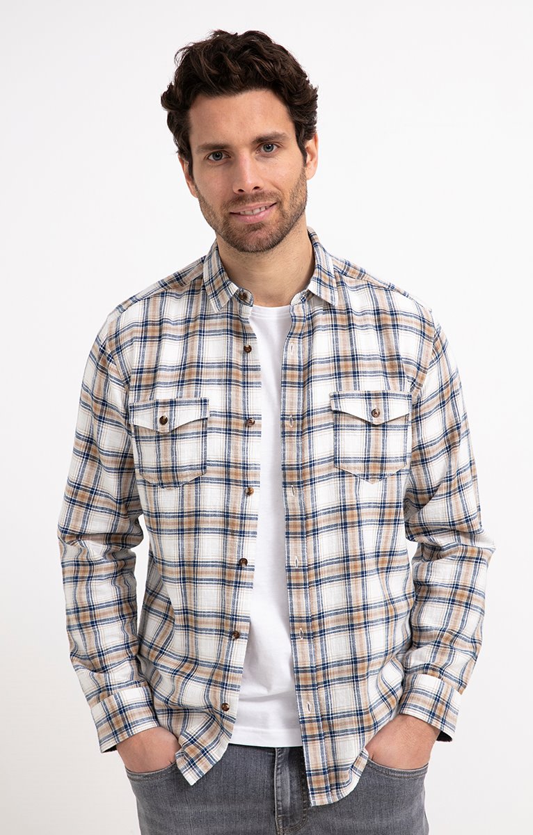  Chemise Regular à Carreaux
