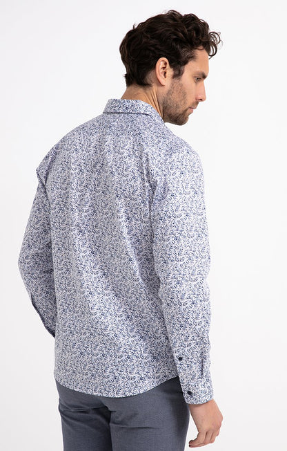  Chemise Regular à Motif Floral