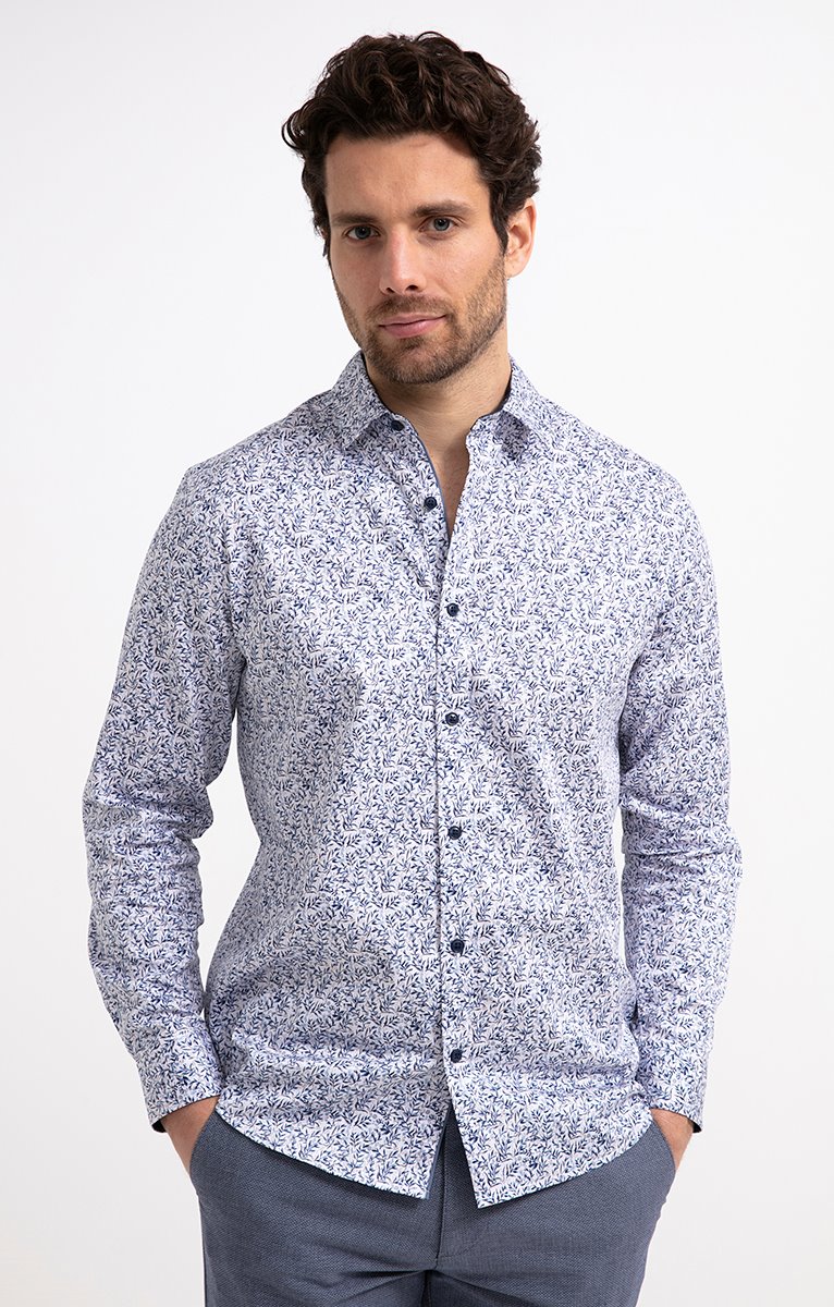  Chemise Regular à Motif Floral